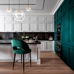 Подвесной светильник со стеклянным прозрачным плафоном в форме шара и золотыми металлическим акцентами 30 ClassiCon варинант исполнения - 6 | Loft Concept в Уфе