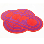 Дизайнерский ковер розовый Poltronova Sofo Rosancio Rug варинант исполнения - 2 | Loft Concept в Уфе