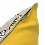 Чехол на подушку с рисунком и вышивкой Aurora Allure Sprout варинант исполнения - 4 | Loft Concept в Уфе