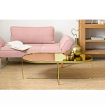 Кофейный столик овальный золотой Modern Mirror Gold Table варинант исполнения - 1 | Loft Concept в Уфе