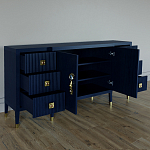 Большой Комод-буфет Elsa Dreams Blue с ящиками варинант исполнения - 6 | Loft Concept в Уфе