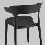 Черный стул из прочного PP-пластика JORIS варинант исполнения - 5 | Loft Concept в Уфе