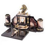 Настольный письменный набор из яшмы с декором в виде орла Manager Organizer варинант исполнения - 2 | Loft Concept в Уфе