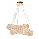 Люстра на 2 кольца с текстурной огранкой Reflection of Reality варинант исполнения - 3 | Loft Concept в Уфе