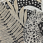 Мебельная ткань Шенилл коричневый принт 280 см T2-146 варинант исполнения - 2 | Loft Concept в Уфе