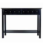 Черная консоль с выдвижными ящиками Monica варинант исполнения - 1 | Loft Concept в Уфе