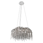 Люстра круглая подвесная с металлическими дугами и длинными цепочками 80 см Atlantis Chain варинант исполнения - 4 | Loft Concept в Уфе