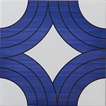 Дизайнерская плитка с узором Восьмерки варинант исполнения - 2 | Loft Concept в Уфе