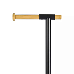 Держатель для туалетной бумаги с подвесным ершиком Black Bathroom Accessory варинант исполнения - 3 | Loft Concept в Уфе