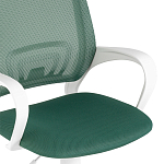 Офисное кресло с основанием из белого пластика Desk chairs Green варинант исполнения - 6 | Loft Concept в Уфе