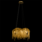 Люстра подвесная круглая с изогнутыми металлическими дугами и ниспадающими цепочками 65 см Atlantis Chain варинант исполнения - 3 | Loft Concept в Уфе