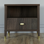 Прикроватная тумбочка с полкой Elsa Dreams Walnut  варинант исполнения - 5 | Loft Concept в Уфе