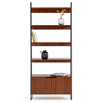 Стеллаж из орехового дерева Olson Rack варинант исполнения - 1 | Loft Concept в Уфе