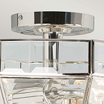 Потолочный светильник шестигранной формы с прозрачными стеклянным плафоном Elstead Lighting варинант исполнения - 6 | Loft Concept в Уфе