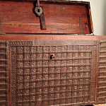 Большой Этнический сундук с металлическим декором  варинант исполнения - 1 | Loft Concept в Уфе