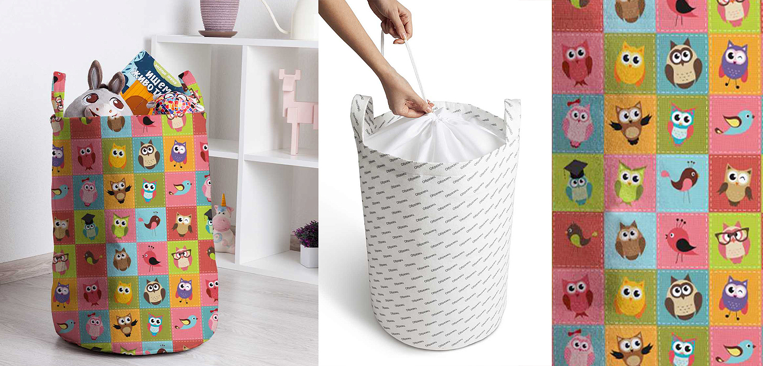 Корзина Birds Puzzle Basket Корзина Birds Puzzle Basket - Loft-Concept в Уфе