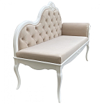 Рекомье со спинкой в стиле прованс Montmartre Provence Ottoman варинант исполнения - 4 | Loft Concept в Уфе