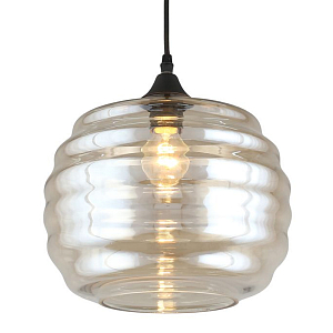 Подвесной светильник Beehive с янтарным плафоном