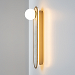 Бра перламутровый с плафоном Lunaris 45 см варинант исполнения - 6 | Loft Concept в Уфе