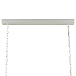 Люстра белая прямоугольная с абажурами в виде цветков тюльпана White Tulips варинант исполнения - 6 | Loft Concept в Уфе