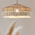 Люстра круглая плетеная с кисточками Dome Sun Glow варинант исполнения - 2 | Loft Concept в Уфе