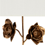 Бра с  каркасом в виде цветков розы и тканевым абажуром Flowers and Fox Roses варинант исполнения - 2 | Loft Concept в Уфе