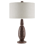 Настольная лампа из мрамора с тканевым абажуром Seductress варинант исполнения - 3 | Loft Concept в Уфе