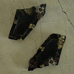 Подставка под благовония из эпоксидной смолы с цветами черная Epoxy Resin Flowers Incense Stand Black варинант исполнения - 2 | Loft Concept в Уфе