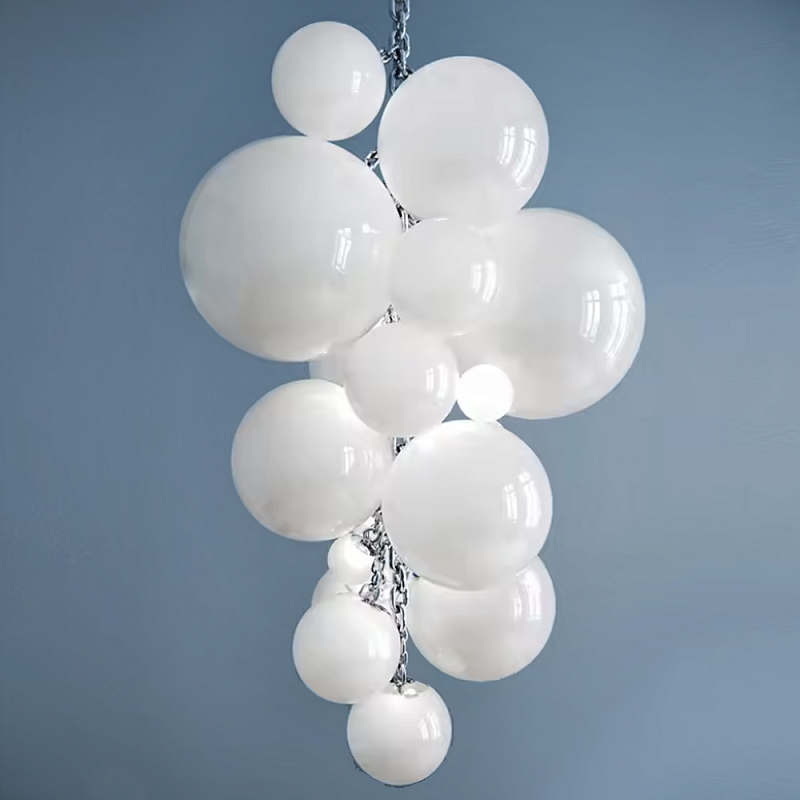 Люстра Grape Balls Белое стекло Белый Люстра Grape Balls Белое стекло Белый в Уфе | Loft Concept