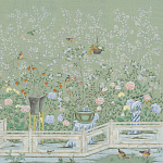 Обои ручная роспись Temple Newsam Mercury Grey варинант исполнения - 2 | Loft Concept в Уфе