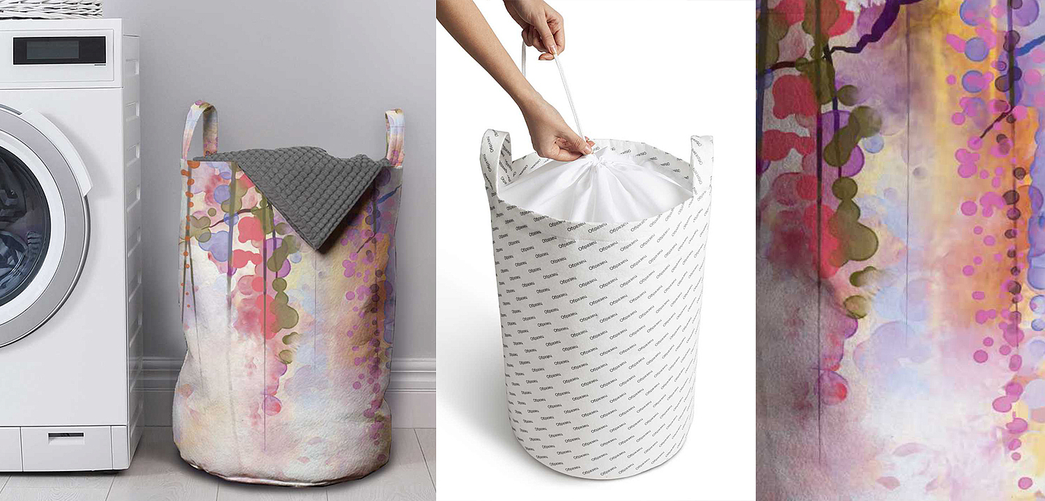 Корзина Purple Watercolor Basket Корзина Purple Watercolor Basket - Loft-Concept в Уфе