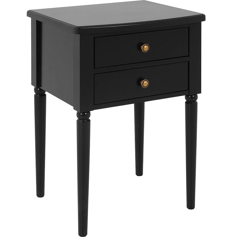 Прикроватная тумба Вlues Black Черный в Уфе | Loft Concept 