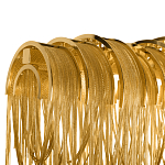 Люстра подвесная с металлическими цепочками и изогнутыми металлическими дугами 72 см Atlantis Chain варинант исполнения - 20 | Loft Concept в Уфе