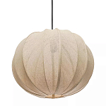 Подвесной светильник с бежевым тканевым абажуром Modern Textured Table Lamp варинант исполнения - 2 | Loft Concept в Уфе