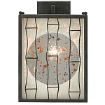 Бра с круглой зеркальной вставкой с эффектом ржавчины Stunning Radiance варинант исполнения - 2 | Loft Concept в Уфе