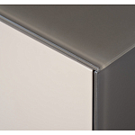 Комод со стеклянной столешницей и с выдвижными ящиками Minimalist Accent варинант исполнения - 3 | Loft Concept в Уфе