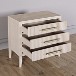 Тумба Primo  с тремя ящиками шпон Светлый дуб варинант исполнения - 4 | Loft Concept в Уфе