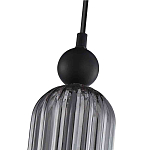 Подвесной светильник с рифленым стеклянным плафоном цилиндрической формы ARTICOLO варинант исполнения - 2 | Loft Concept в Уфе