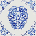 Плитка с узором Мозг варинант исполнения - 2 | Loft Concept в Уфе