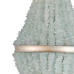 Люстра с каскадом из стеклянных декоративных элементов Shining Sea Glass варинант исполнения - 1 | Loft Concept в Уфе