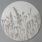 Панно Серые цветы варинант исполнения - 1 | Loft Concept в Уфе