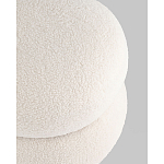 Пуф Полли S тедди белый варинант исполнения - 4 | Loft Concept в Уфе