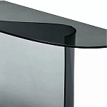 Консоль дымчатого цвета с изогнутым основанием Arabesque варинант исполнения - 1 | Loft Concept в Уфе