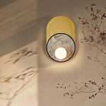 Бра с каменным диском в металлической раме Sandstone Painting варинант исполнения - 5 | Loft Concept в Уфе