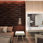 Гипсовая 3D панель с принтографией PM-03 варинант исполнения - 2 | Loft Concept в Уфе