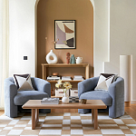 Стол журнальный из массива и шпона дуба Oak Essence Carden варинант исполнения - 6 | Loft Concept в Уфе