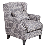 Кресло Henry Armchair grey velour варинант исполнения - 1 | Loft Concept в Уфе