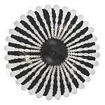 Потолочный светильник круглый с стеклянными бусинами Uniformity варинант исполнения - 1 | Loft Concept в Уфе