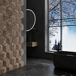 Гипсовая 3D панель с принтографией PM-30 варинант исполнения - 2 | Loft Concept в Уфе