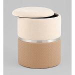 Пуф Mauldine с ящиком бежевый с экокожей варинант исполнения - 2 | Loft Concept в Уфе